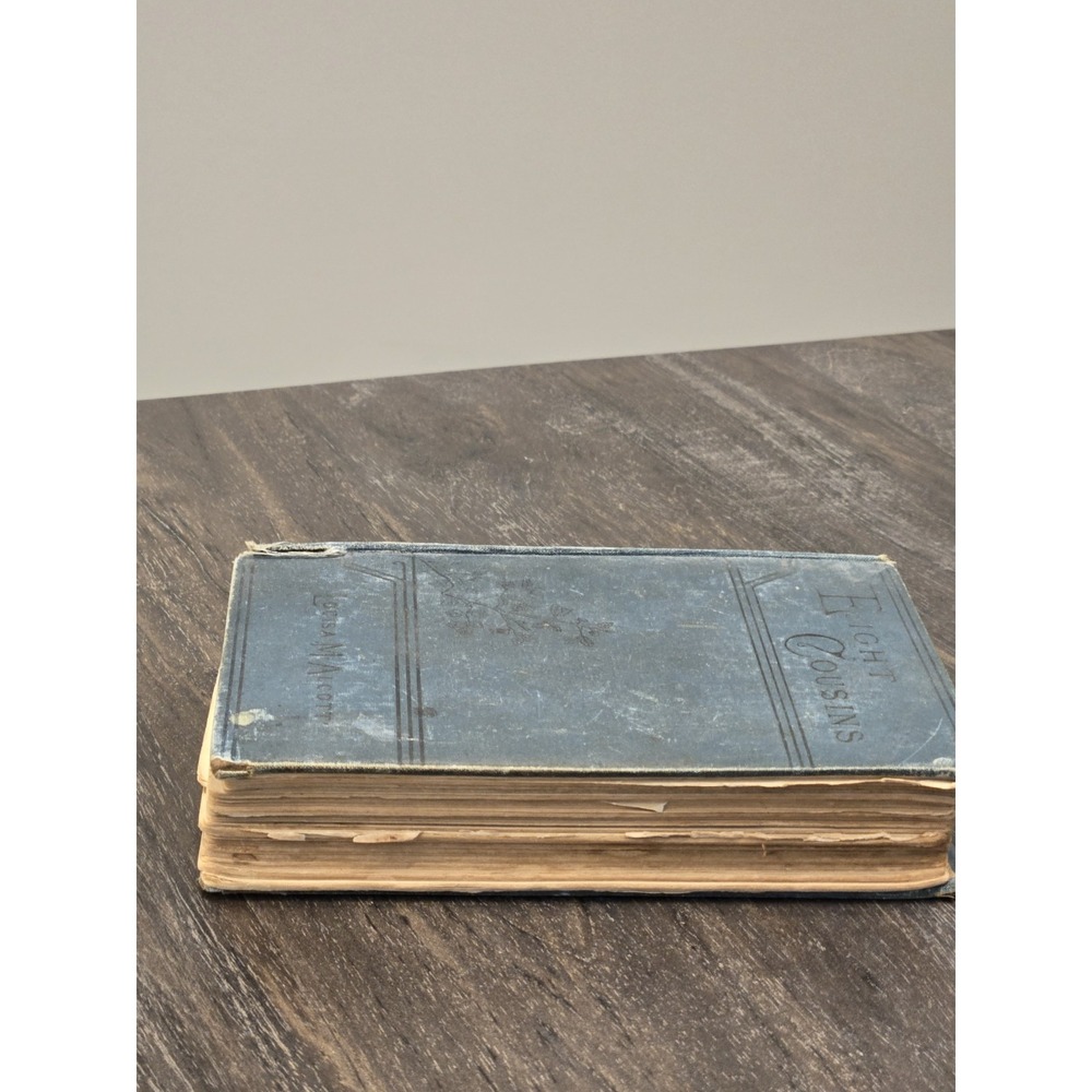 Vtg Eight Cousins by Louisa M Alcott - 1892 - B18 Antique Facsimile Signature - Picture 5 of 12